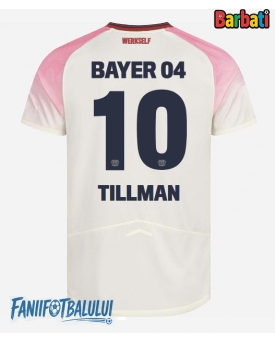 Bayer Leverkusen Malik Tillman #10 Tricou Fotbal Replică 2025-26 Barbati Deplasare